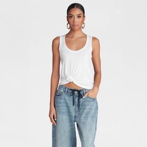KBB by KAHLANA Women's
Slim Fit 'The Knotted Tank Top'